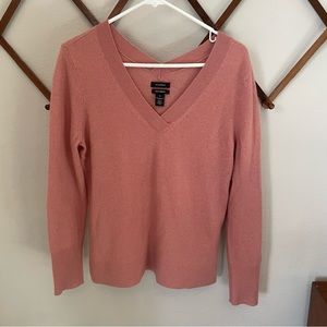 Halogen Cashmere V-Neck Sweater